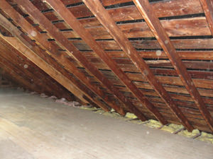 A Florida attic before installation of SuperAttic